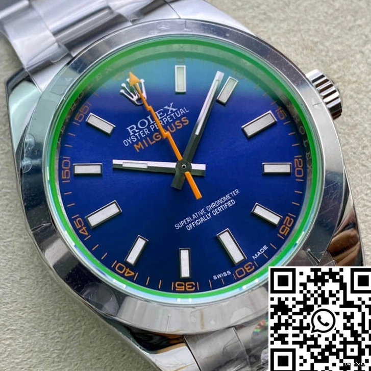 Blue Factory Milgauss 116400GV Rolex Dial AR 0704